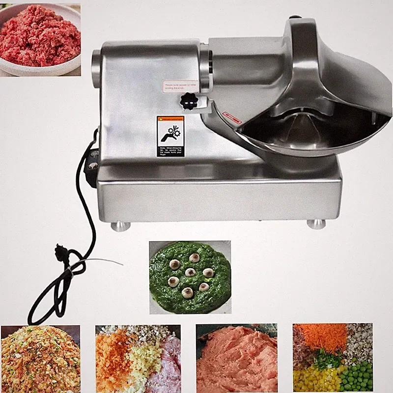 Chopper Food Processor Cutter 15 Bowl 110V 5.5L Auto Meat Veg Shredder Food Cho