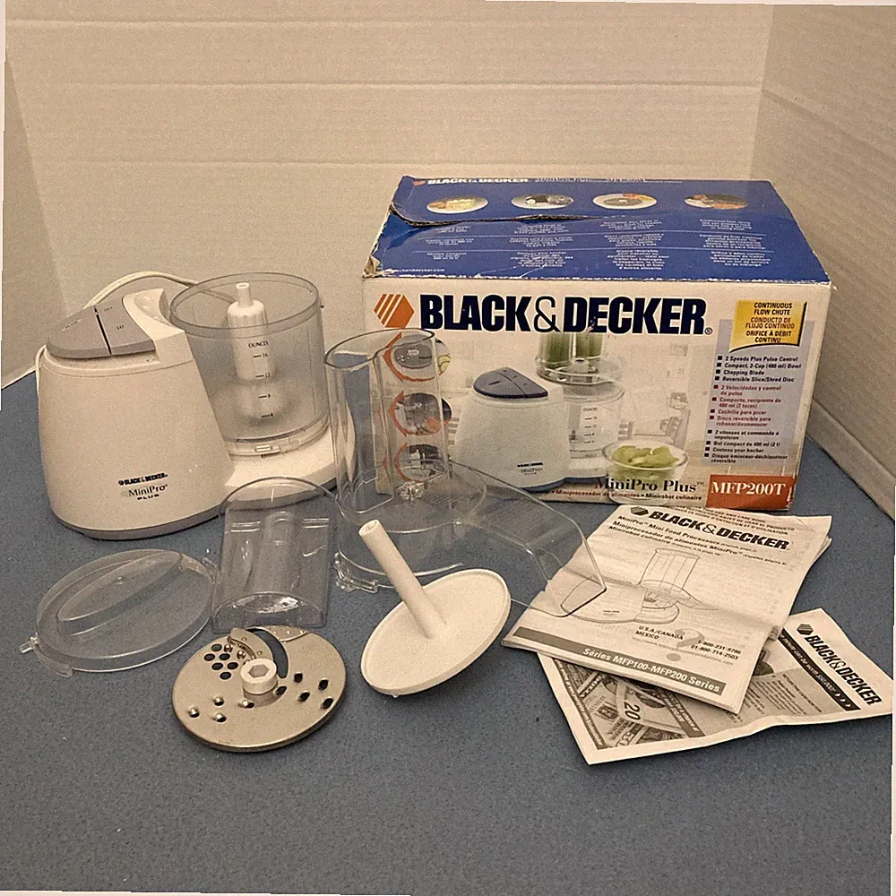 CIB Black & Decker MiniPro Plus 2 Speed, 2 Cup Mini Food Processor MFP200T