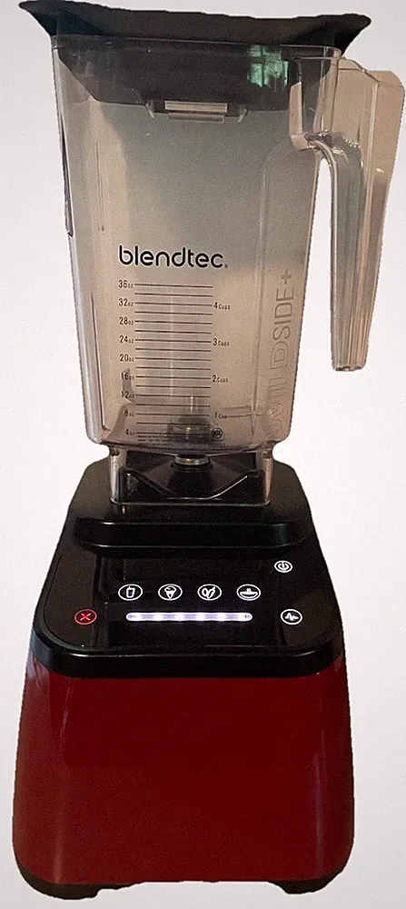 Classic Blendtec Total Blender Designer Blender Model CTB1 Red Wildside jar NICE