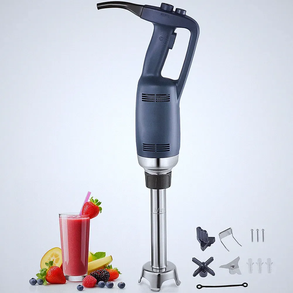 Commercial 350W/500W/750W Immersion Blender Heavy Duty Hand Mixer Variable Speed