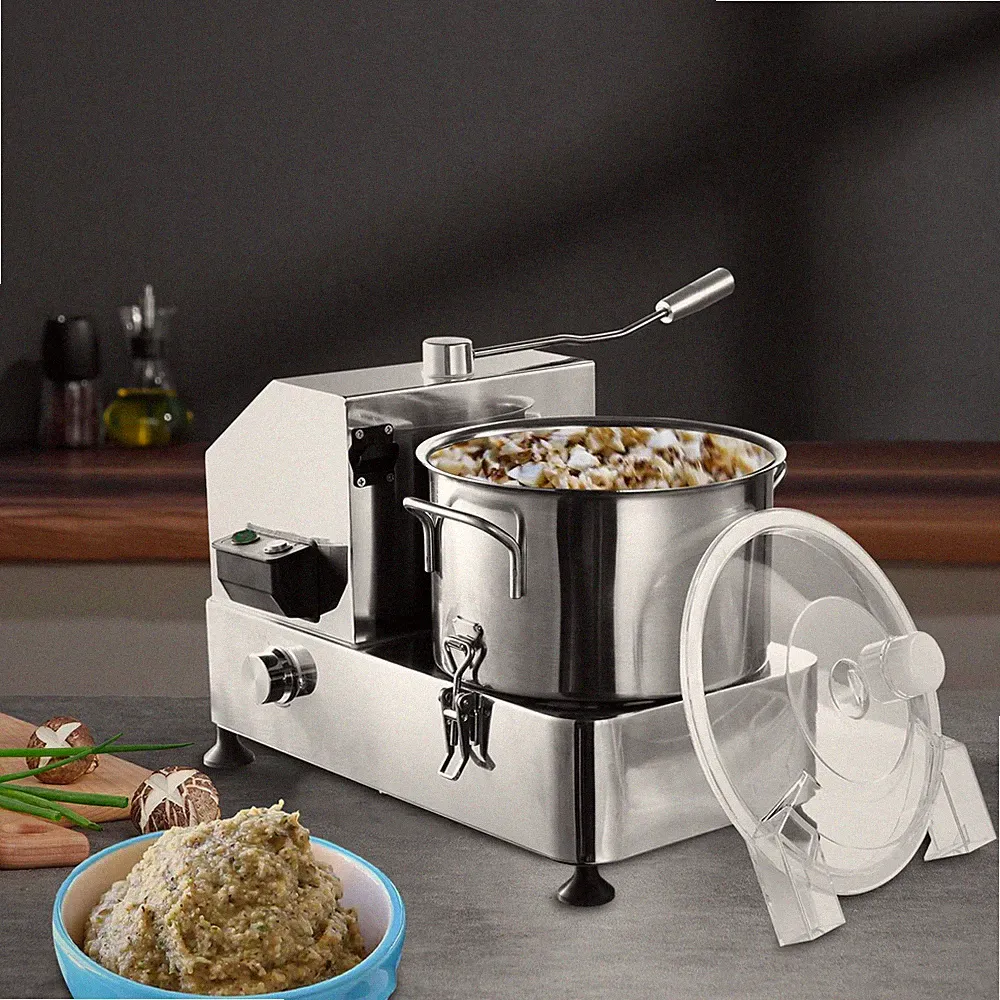 Commercial Electric Meat Vegetable Cutter Chopper Machine Grinder Food Processor