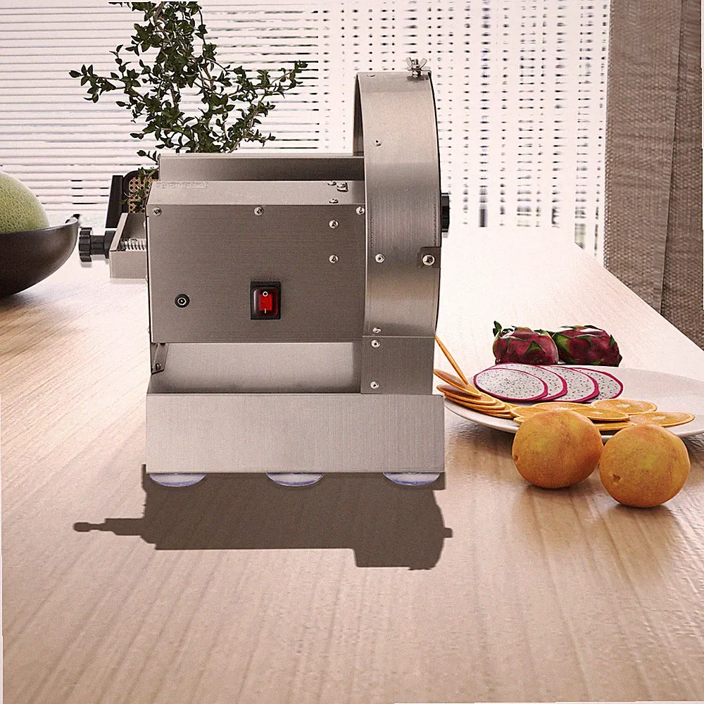 Commercial Electric Vegetable Cutter Slicer 110V Enclosed Type Food Processor US