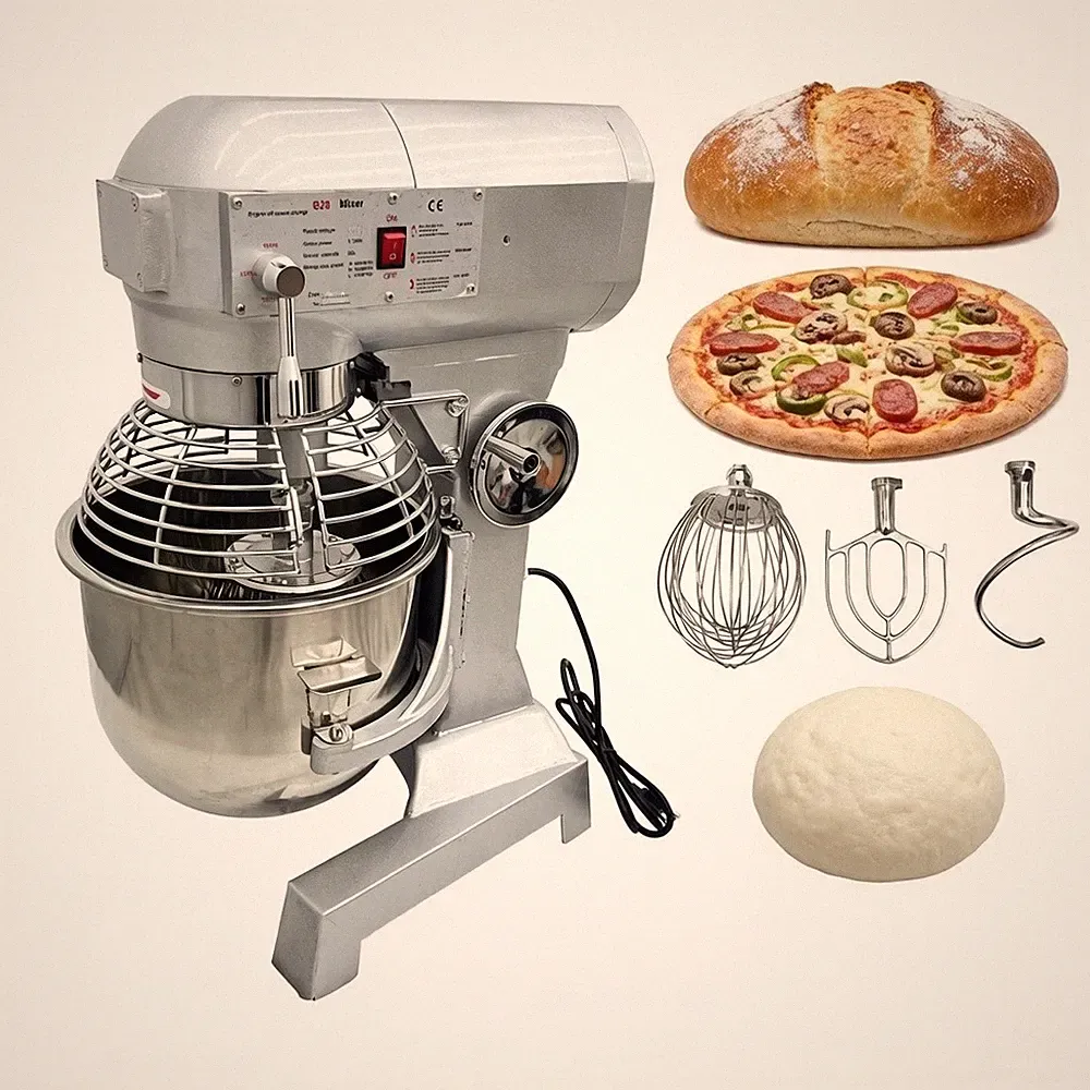 Commercial Food Mixer,20L Electric Stand Dough Mixer 110V Dough Kneading Machine
