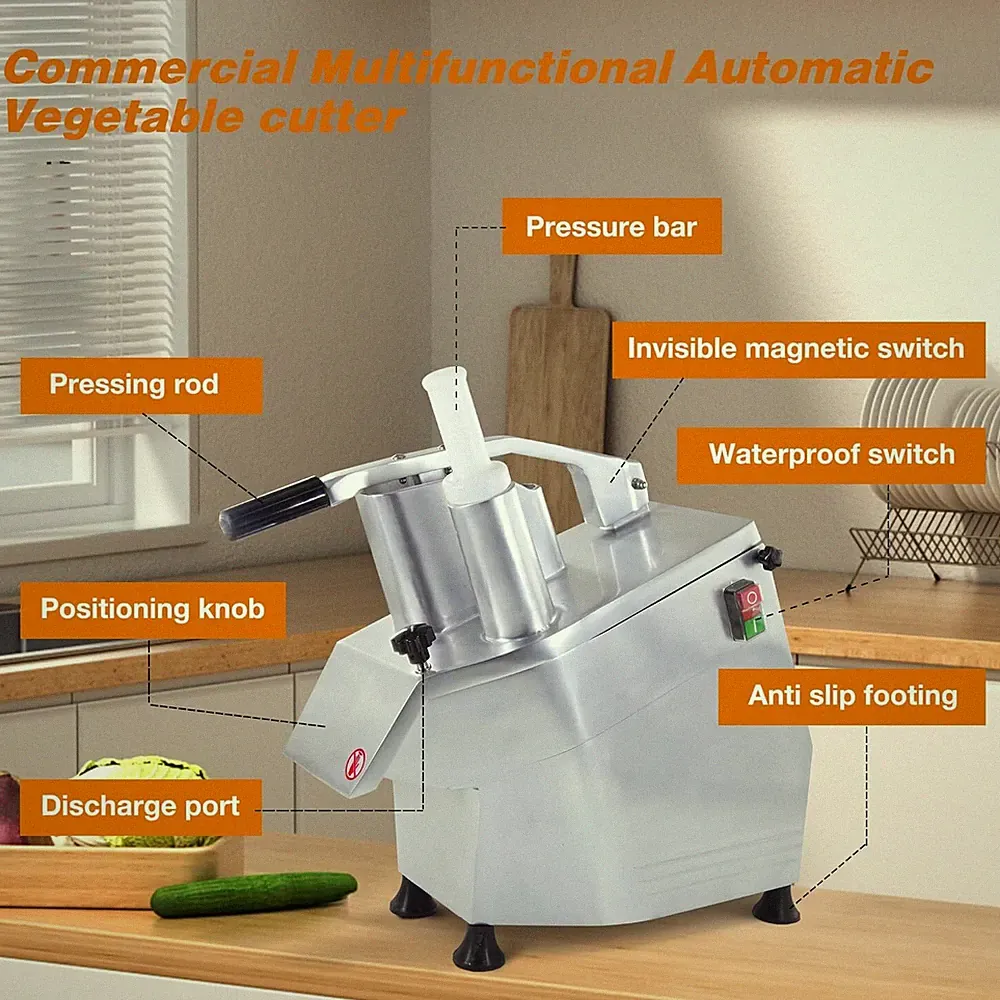 Commercial Food Processor Automatic Vegetable Cutter Slicer for Potato Onion