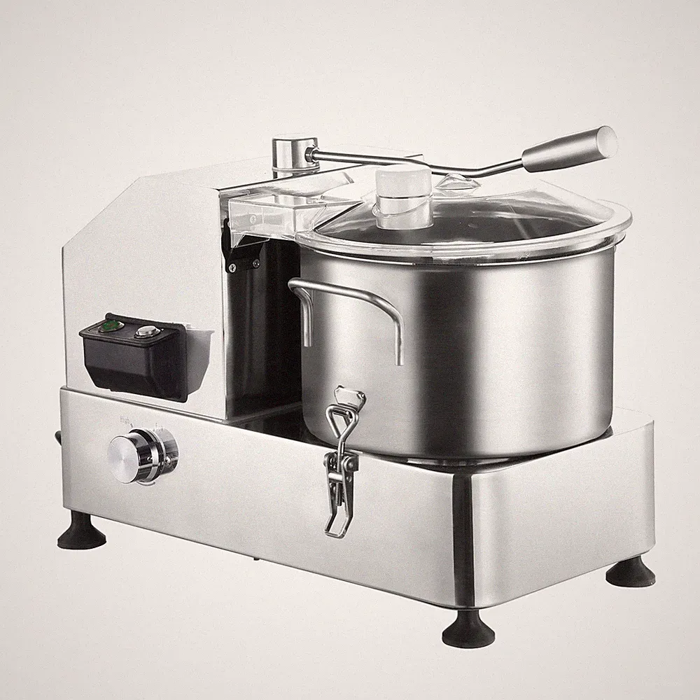 Commercial Food Processor Electric Vegetable Chopper Grinder Machine 1800W 110V