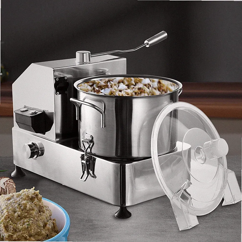 Commercial Food Processor Stainless Steel 1500W Electric Vegetable Meat Chopper