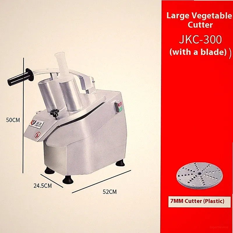 Commercial Food Processor Vegetable Cutter Chopper Fruit Dicer Processor 6 Disks