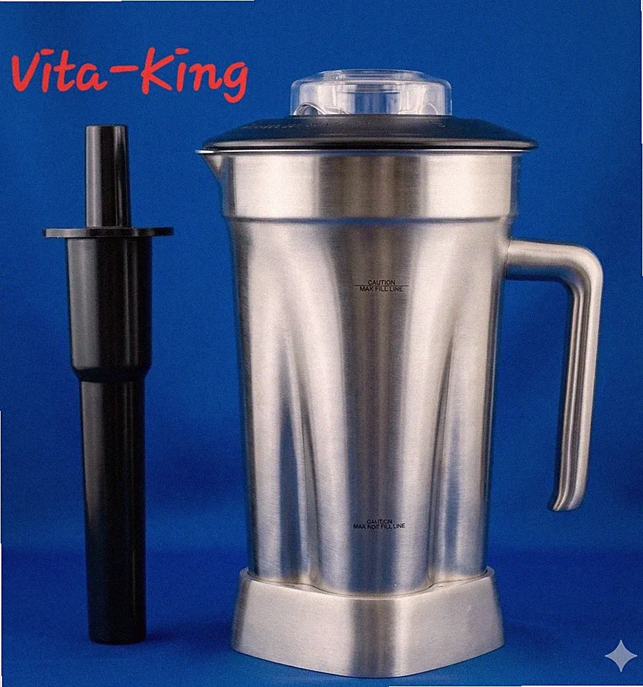 COMMERCIAL STAINLESS STEEL CONTAINER FOR VITAMIX 5000,5200,VITA PREP,7500,PRO750