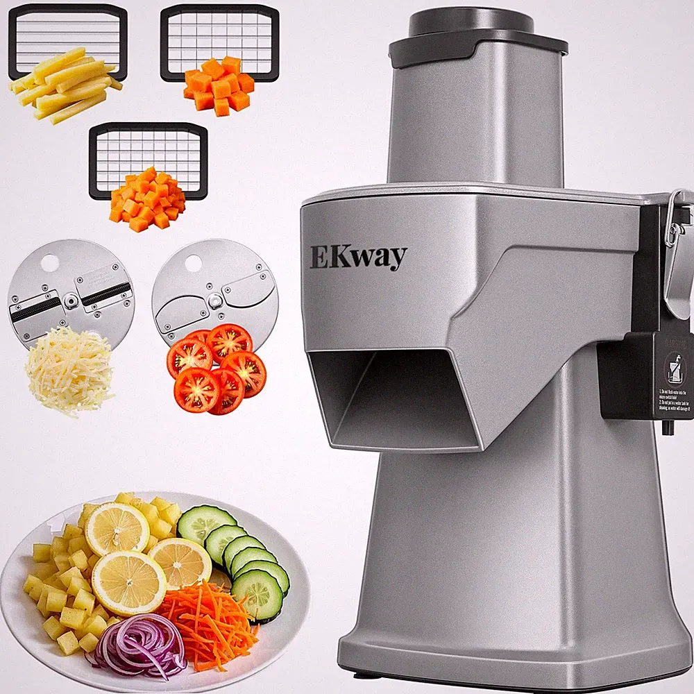 Commercial Vegetable Chopper 4 in 1 Vegetable Slicer Food Processor for Slici...