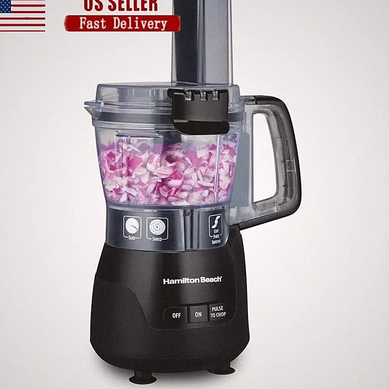 Compact 4 Cup Food Processor Chopper Blender Leak-Proof Bowl Easy Assembly New