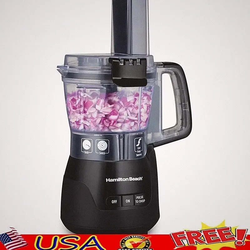 Compact 4 Cup Food Processor Chopper Blender Leak Proof Bowl Smoothie Maker New