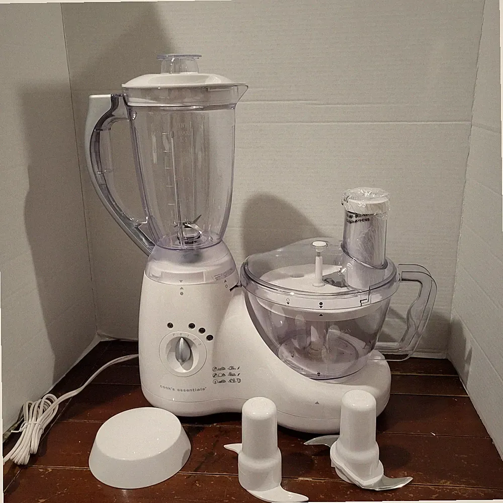 Cook’s Essentials Food Processor & Blender Combo Set – QVC – Multiple Blades