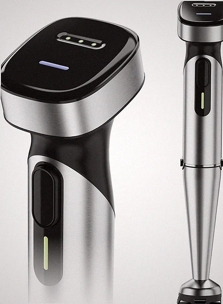 Cordless Immersion Blender Handheld with Rechargeable Battery Effortless To-Go
