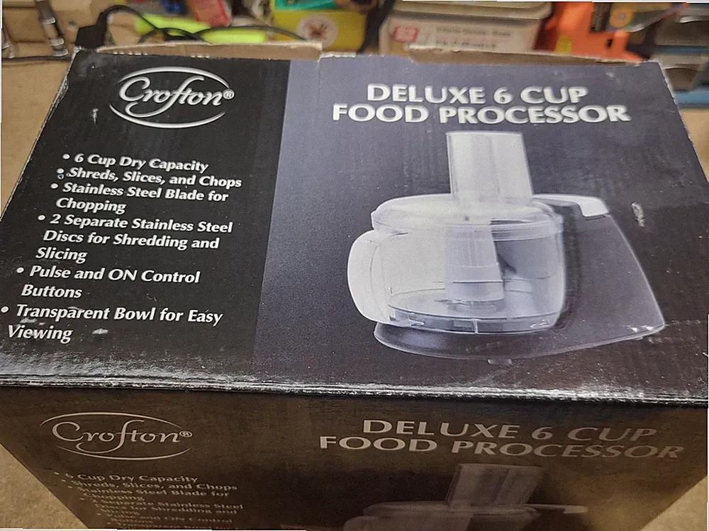 Crofton Deluxe 6 Cup Food Processor