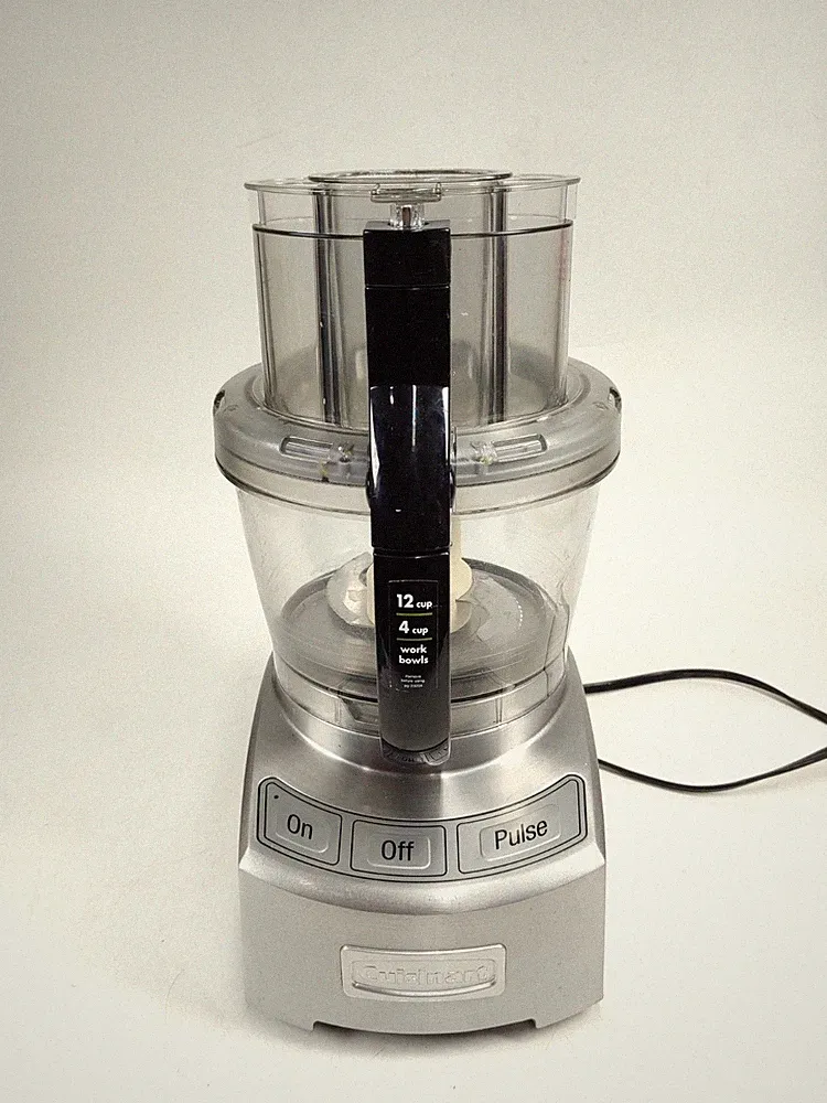 Cuisinart 12 Cup Die Cast Food Processor Stainless Steel With Blades Discs