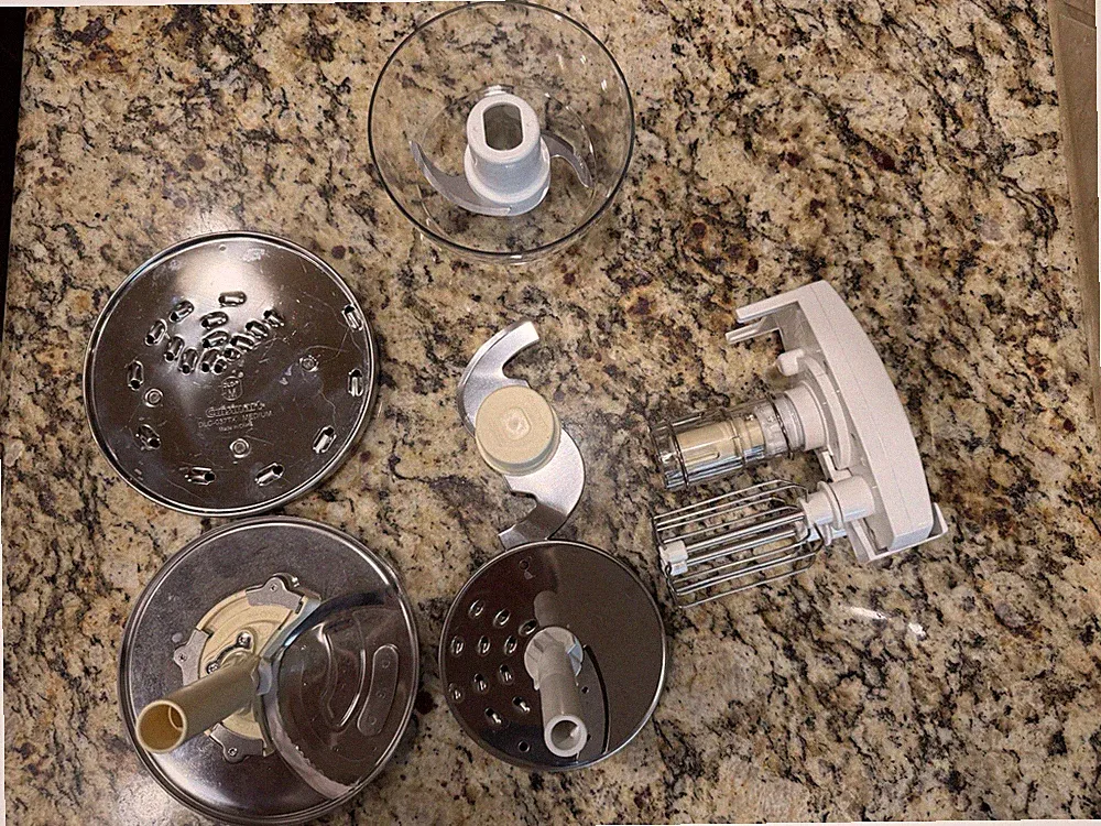 Cuisinart 14-Cup Food Processor Blades, Discs, Whisk Attachment Set