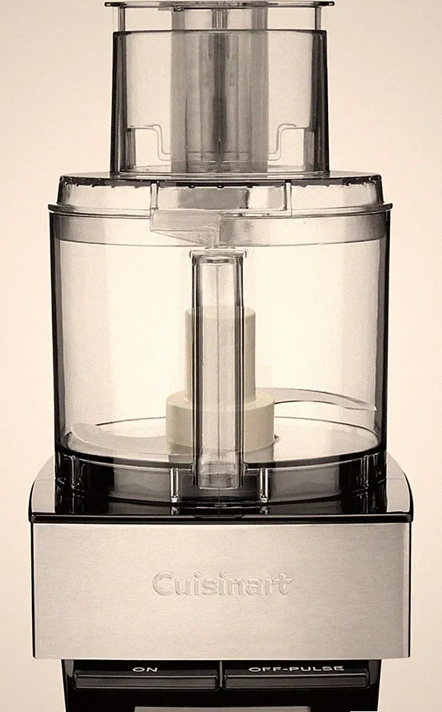 Cuisinart 14-Cup Food Processor - Brushed Stainless Steel — w/ accessories