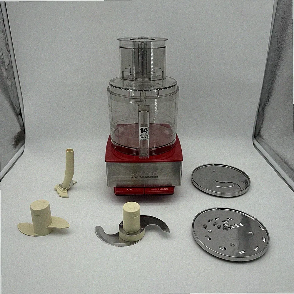 Cuisinart 14 Cup Food Processor DFP-14BCN (Type 33) Red w/ Accessories