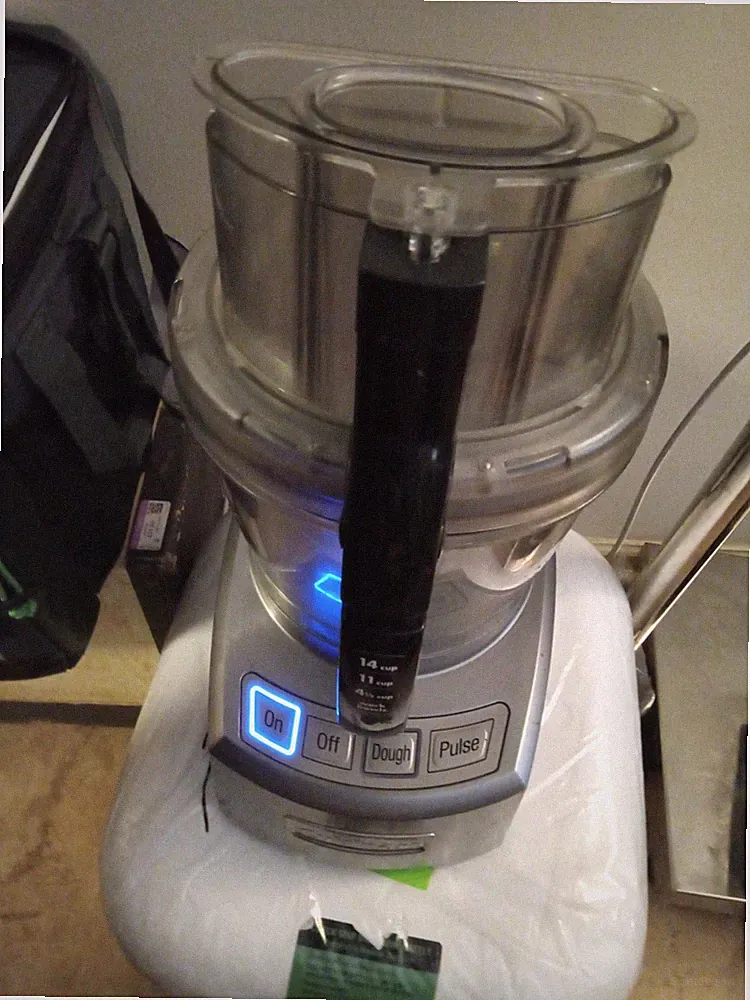 Cuisinart 14 Cup Food Processor FP-14DC Stainless w/ Attachments Tested