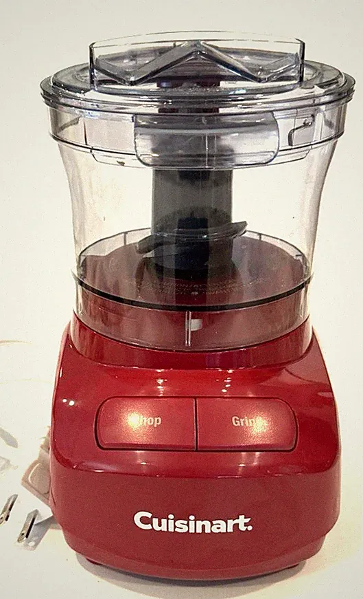 Cuisinart 3-Cup Mini Chopper Food Processor CCH-6 Red EUC