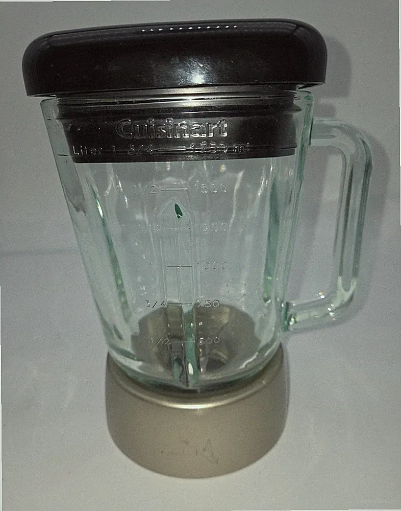 Cuisinart 56 oz Replacement Glass Pitcher for 3 in1 Blending Center/with lidLid