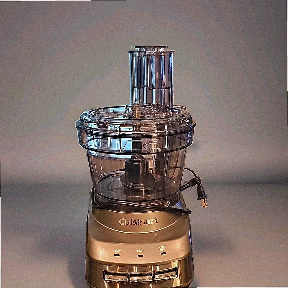 Cuisinart 7-Cup Food Processor 500W 120V Silver Brushed Pulse w/ Bowl