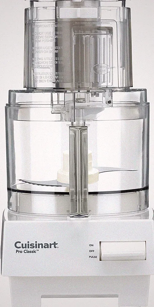 Cuisinart 7-Cup Pro Classic Food Processor, 600-Watt Motor, DLC-10SYP1, White