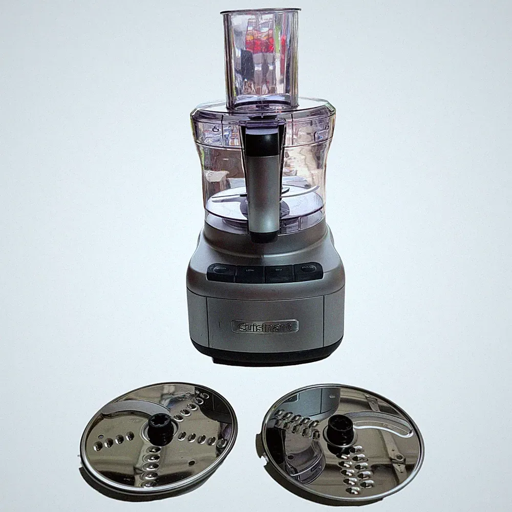 Cuisinart 8 Cup Food Processor, 350-Watt Motor, Gunmetal, FP-8GMP1 (RENEWED)