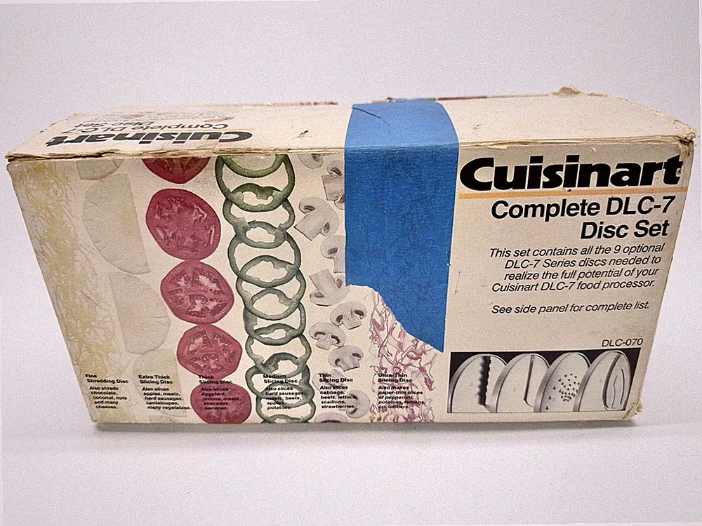 Cuisinart 9 Optional Discs Set for Food Processor DLC-070 DLC-7