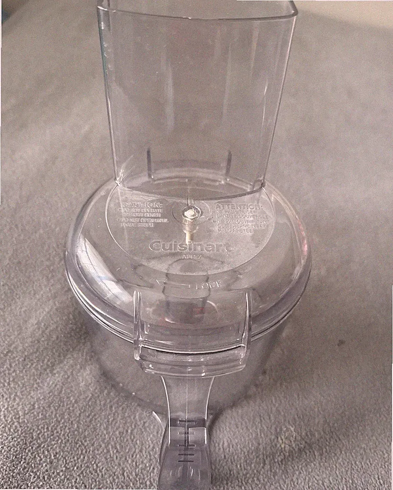 Cuisinart AFP-7 7 Cup Food Processor Bowl and Lid Set, Clear, Dishwasher Safe