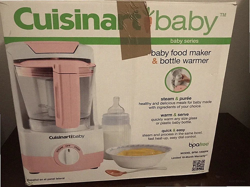 Cuisinart BFM-1000 Baby Food Maker and Bottle Warmer Pink Nib