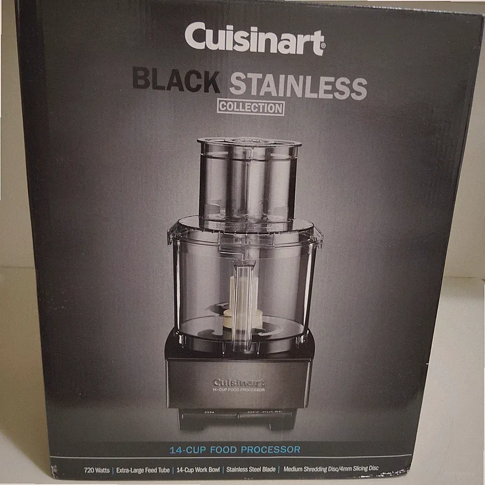 Cuisinart Black Stainless Collection Food Processor