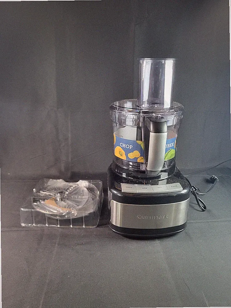 Cuisinart CFP-8BK 8 Cup Food Processor 350W Stainless All Blades Open Box