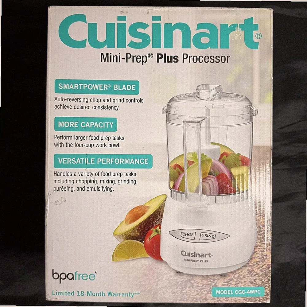 Cuisinart CGC-4WPC Mini-Prep Plus 4-Cup Food Processor
