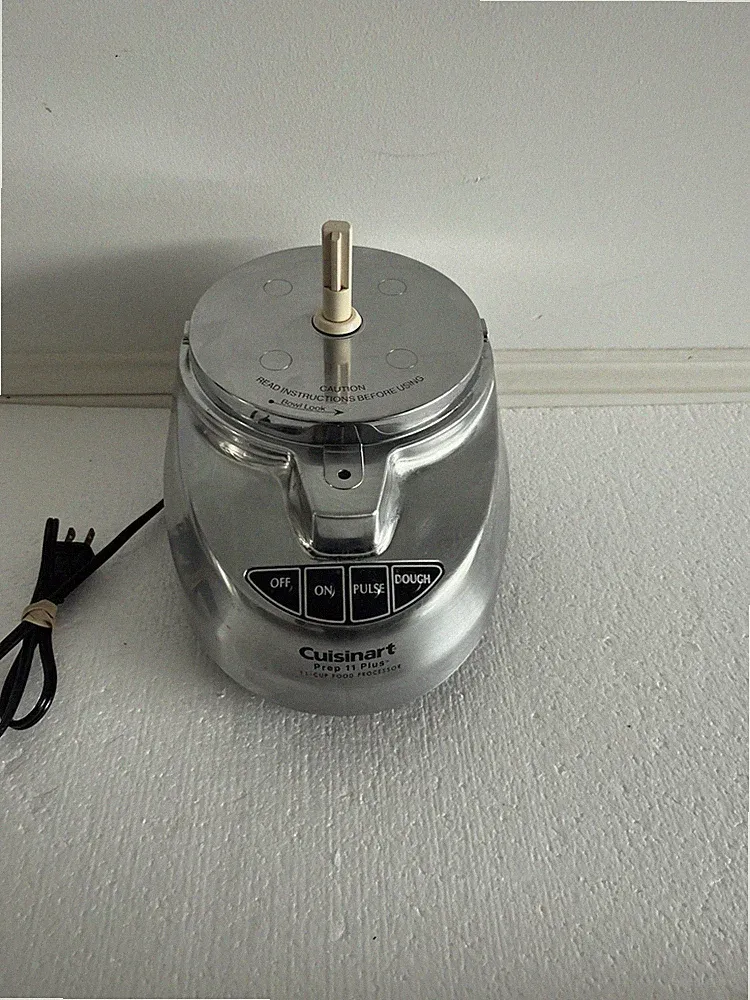 Cuisinart Chrome Prep 11 Plus Food Processor Base Motor Only DLC-2011CHB TESTED