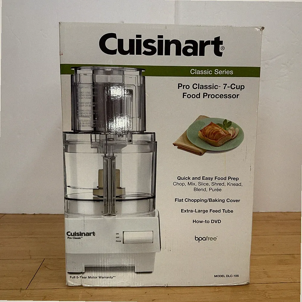 Cuisinart Classic 7-Cup Food Processor DLC-10S NEW New