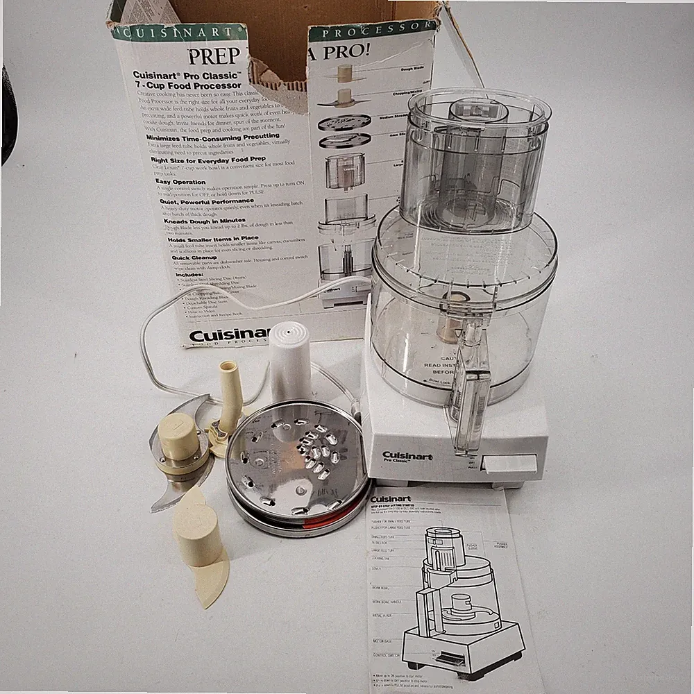 Cuisinart Classic Food Processor DLC-10 Made In USA Open Box