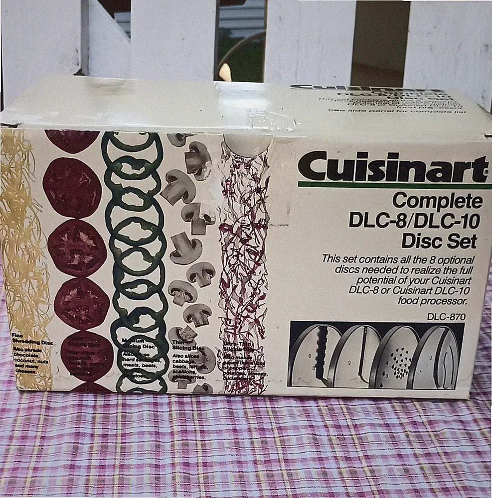 Cuisinart Complete DLC-8/ DLC-10 Disc Set For Food Processor 8 Blade Set DCL-870