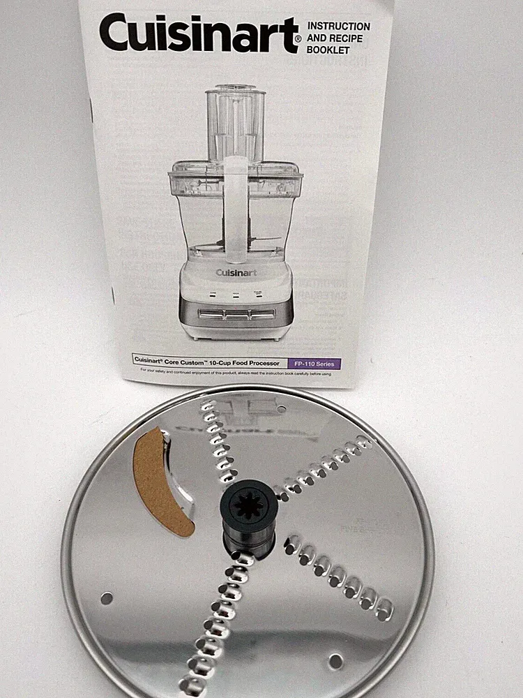 Cuisinart Core Custom 10 Cup Food Processor FP-110 Fine Shedding Blade