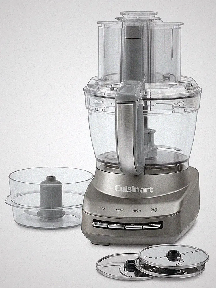 Cuisinart Core Custom 13-Cup Food Processor 4.5-Cup Work Bowl Chopper Gray