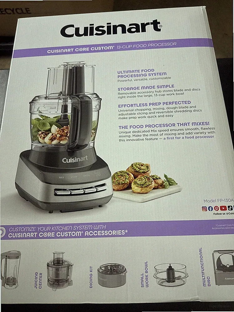 Cuisinart Core Custom 13-Cup Food Processor FP-130AG NIB