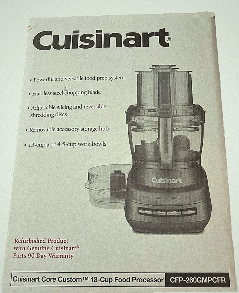 Cuisinart Core Custom 13-Cup Food Processor, Stainless Steel - CFP-260GMPCFR