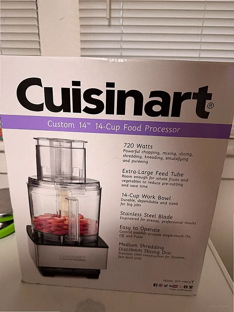 Cuisinart Custom 14 14-Cup Food Processor - Brushed Stainless (DFP-14BCNY)