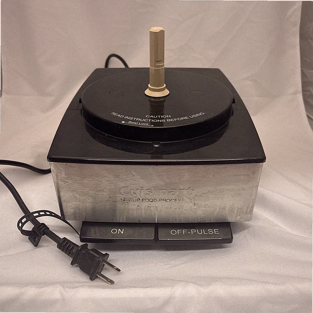 Cuisinart DFP-14BCN 14 Cup Food Processor TYPE 33 BASE ONLY BLACK CHROME WORKS