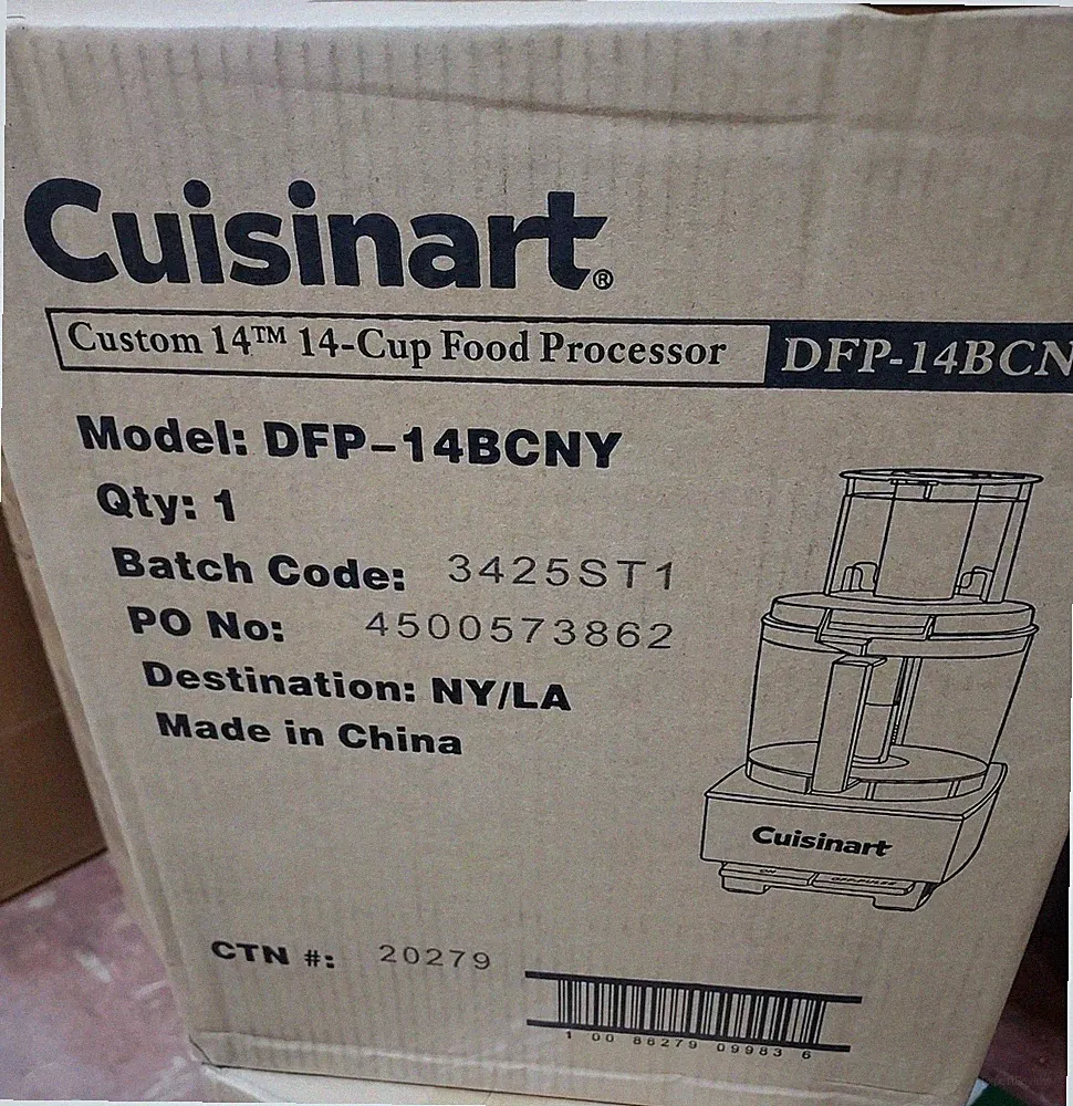 ✨ Cuisinart DFP-14BCNY Custom 14-Cup Food Processor Stainless Steel