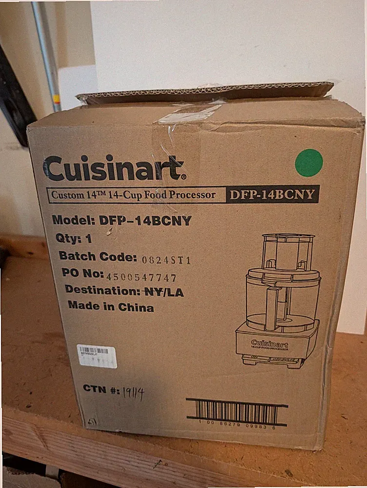 Cuisinart DFP-14BCNY Custom 14-Cup Food Processor Stainless Steel New