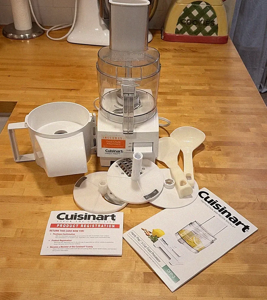 Cuisinart DISCONTINUED Handy Prep 3 Cup Food Processor with Accessories DFP3