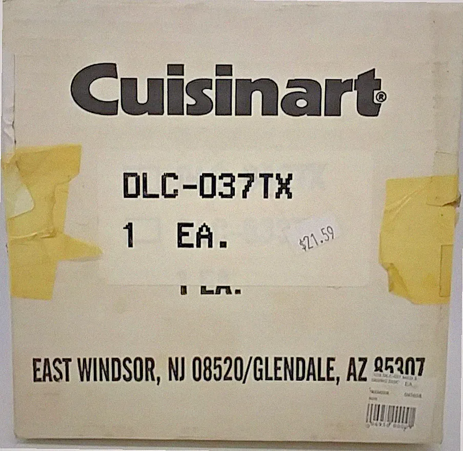 Cuisinart DLC-037TX MEDIUM Disc Shredder for DLC-7 14-Cup Food Processor NOS NEW