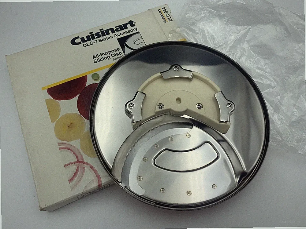 Cuisinart DLC-044 4mm Slicing Disc for DLC-7 Food Processor Stainless Steel