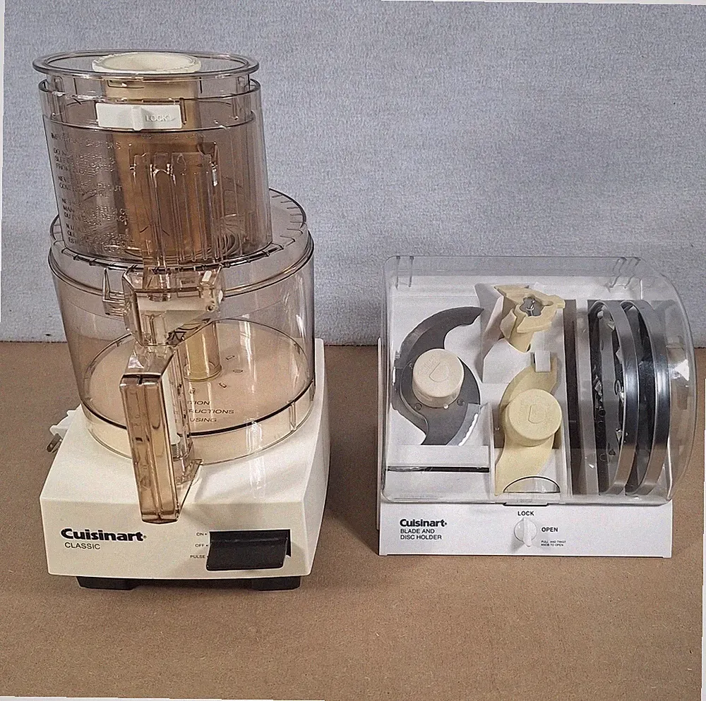Cuisinart DLC-10C Plus Pro Classic Food Processor. Vintage Made In The USA 🇺🇸